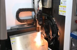 Laser-cutting-process